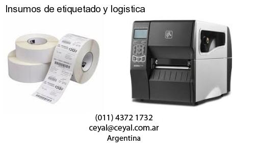 Insumos de etiquetado y logistica