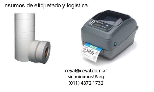 Insumos de etiquetado y logistica