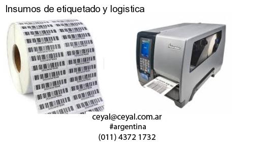 Insumos de etiquetado y logistica