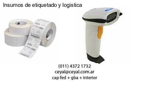 Insumos de etiquetado y logistica