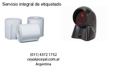 Servicio integral de etiquetado