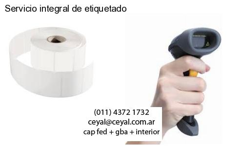 Servicio integral de etiquetado