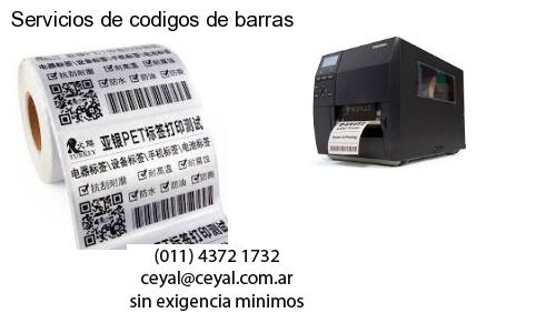 Servicios de codigos de barras