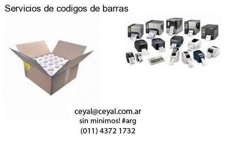 Servicios de codigos de barras