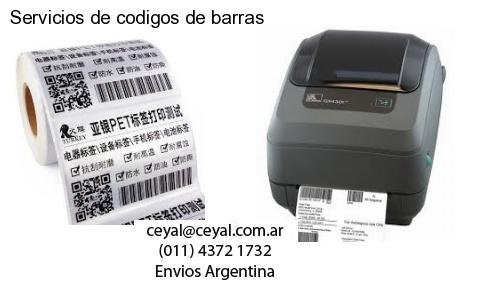 Servicios de codigos de barras