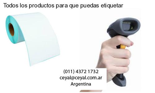 Todos los productos para que puedas etiquetar