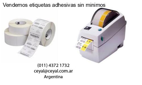 Vendemos etiquetas adhesivas sin minimos