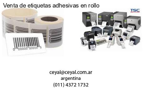 Venta de etiquetas adhesivas en rollo