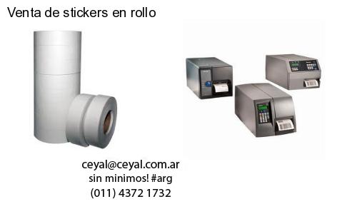 Venta de stickers en rollo