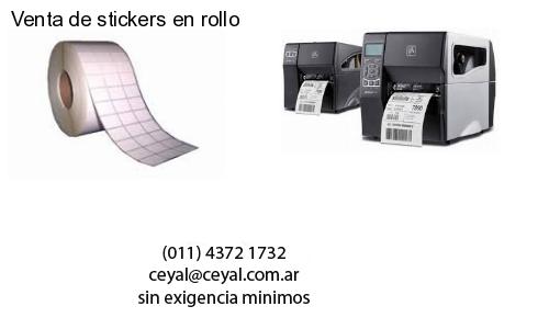 Venta de stickers en rollo