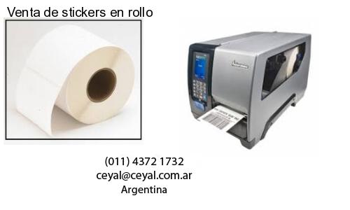 Venta de stickers en rollo