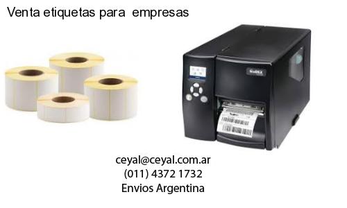 Venta etiquetas para empresas