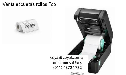 Venta etiquetas rollos Top