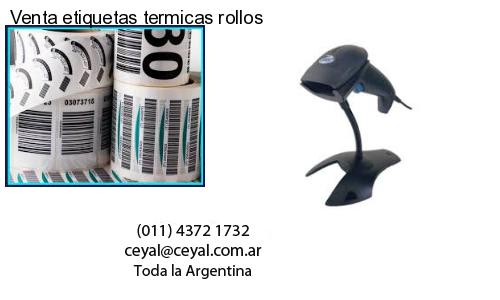 Venta etiquetas termicas rollos