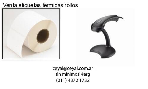 Venta etiquetas termicas rollos