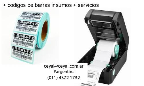   codigos de barras insumos   servicios