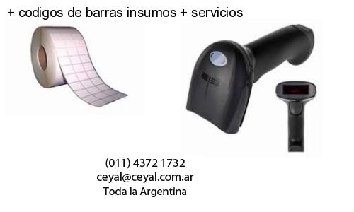   codigos de barras insumos   servicios