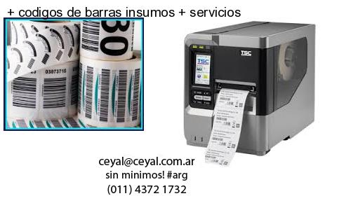 codigos de barras insumos servicios