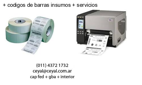   codigos de barras insumos   servicios