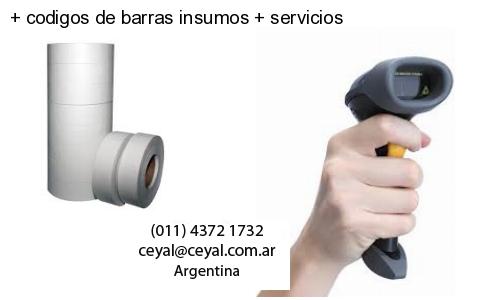   codigos de barras insumos   servicios