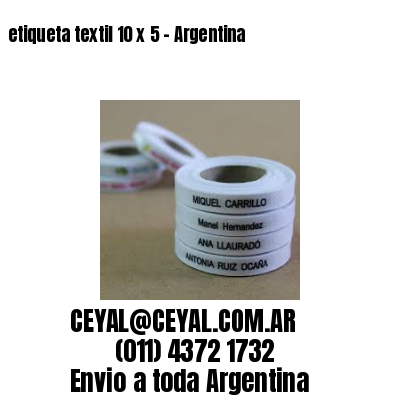 etiqueta textil 10 x 5 – Argentina