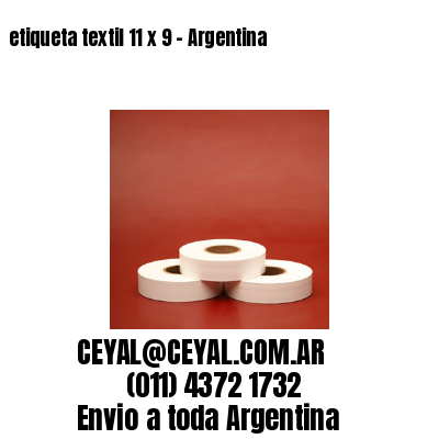 etiqueta textil 11 x 9 – Argentina