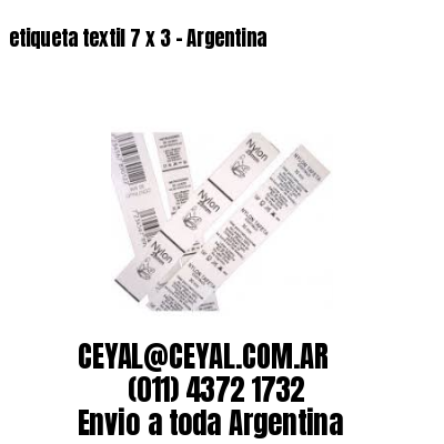 etiqueta textil 7 x 3 – Argentina