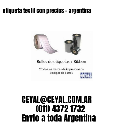 etiqueta textil con precios – argentina