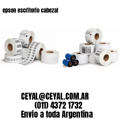 epson escritorio cabezal