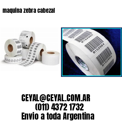 maquina zebra cabezal