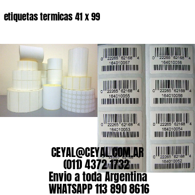 etiquetas termicas 41 x 99