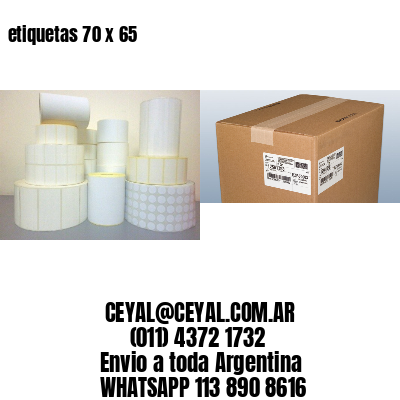 etiquetas 70 x 65