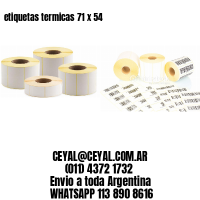 etiquetas termicas 71 x 54