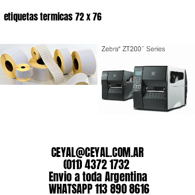 etiquetas termicas 72 x 76