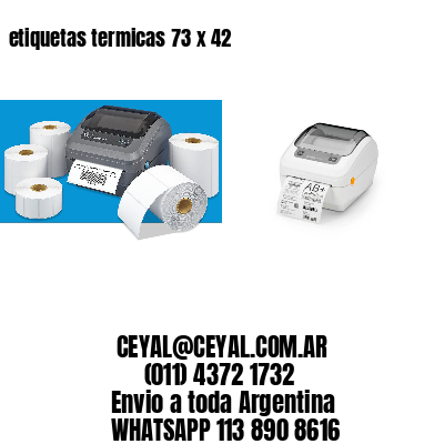 etiquetas termicas 73 x 42