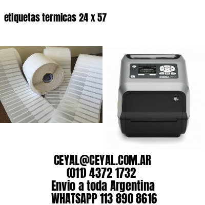 etiquetas termicas 24 x 57