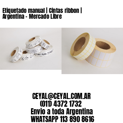 Etiquetado manual | Cintas ribbon | Argentina – Mercado Libre