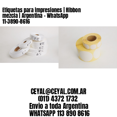 Etiquetas para impresiones | Ribbon mezcla | Argentina – WhatsApp 11-3890-8616