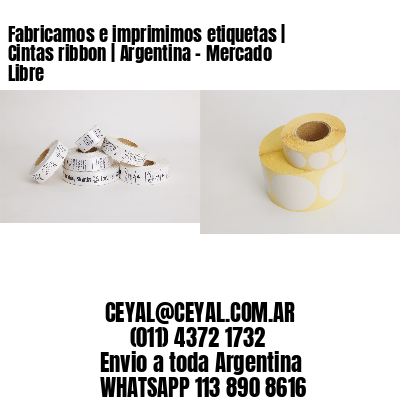 Fabricamos e imprimimos etiquetas | Cintas ribbon | Argentina – Mercado Libre