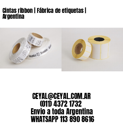 Cintas ribbon | Fábrica de etiquetas | Argentina
