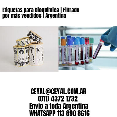 Etiquetas para bioquímica | Filtrado por más vendidos | Argentina
