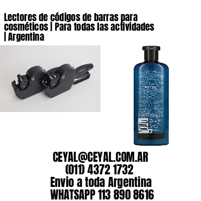 Lectores de códigos de barras para cosméticos | Para todas las actividades | Argentina