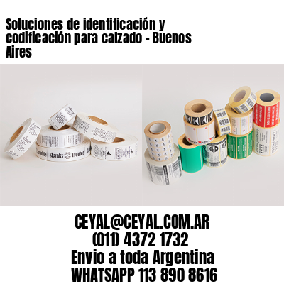 Soluciones de identificación y codificación para calzado - Buenos Aires