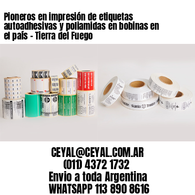 Pioneros en impresión de etiquetas autoadhesivas y poliamidas en bobinas en el país - Tierra del Fuego