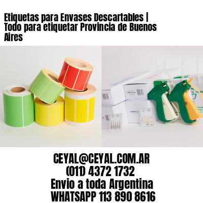 Etiquetas para Envases Descartables | Todo para etiquetar Provincia de Buenos Aires