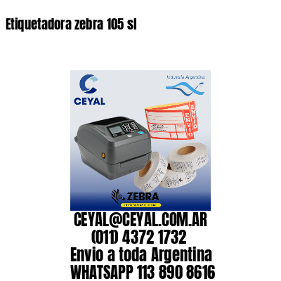 Etiquetadora zebra 105 sl