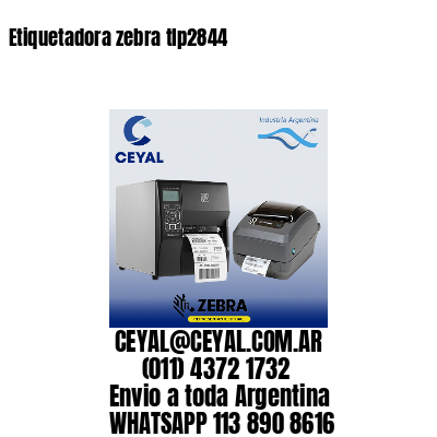 Etiquetadora zebra tlp2844