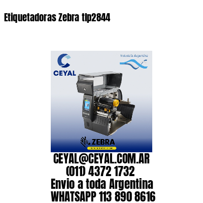 Etiquetadoras Zebra tlp2844