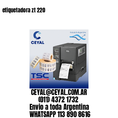 etiquetadora zt 220