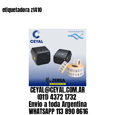 etiquetadora zt410